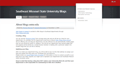 Desktop Screenshot of blogs.semo.edu